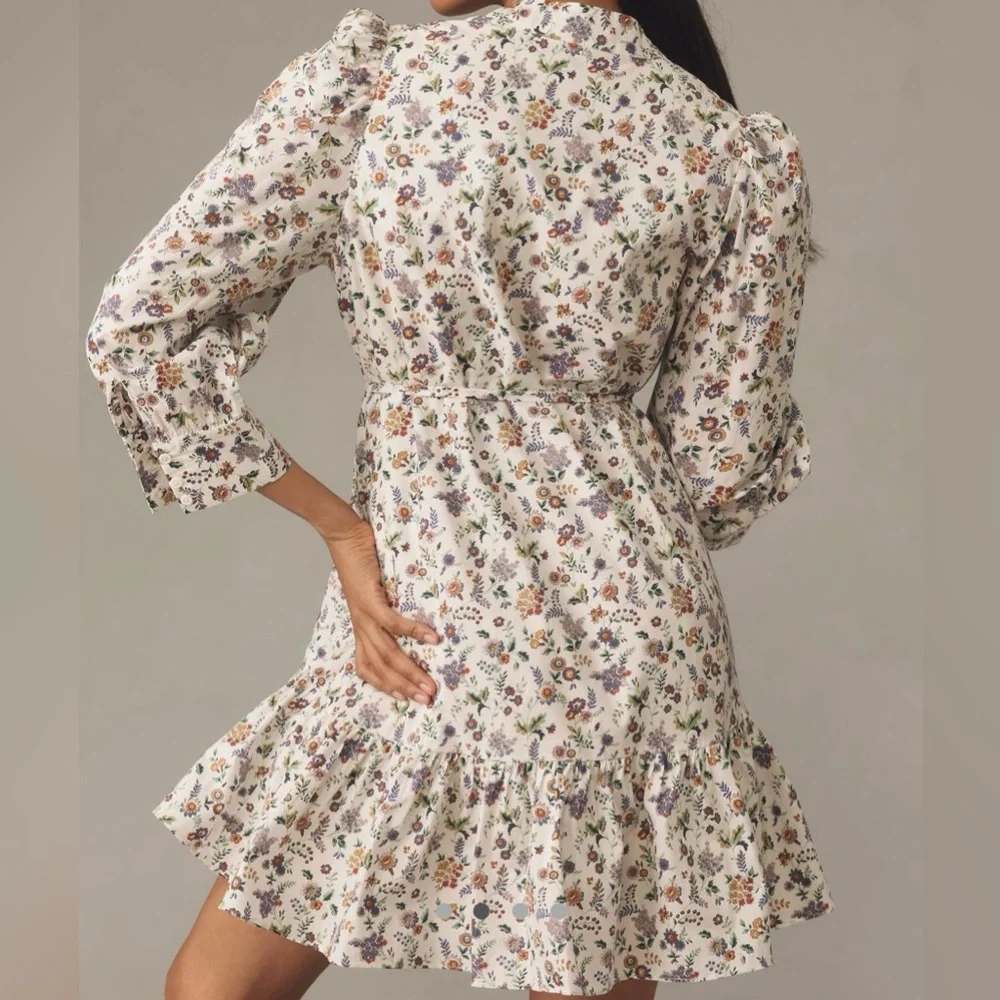 Anthropologie English Factory Long Sleeve Pintuck Smocked Dress NWT!* - Picture 5 of 16